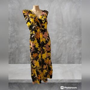 WHO WHAT WEAR LARGE  floral dress